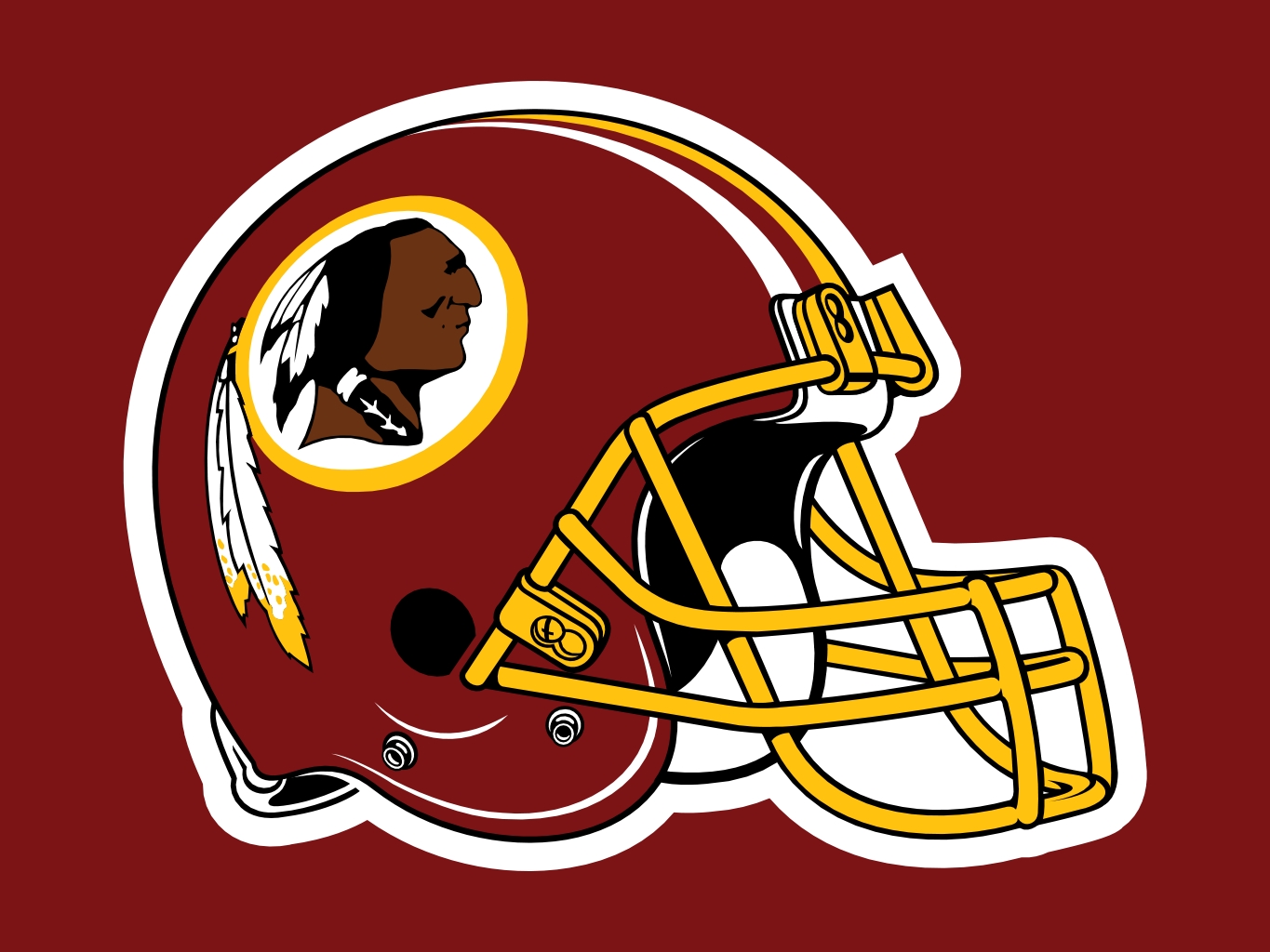 Redskins Nail Stickers - wide 6