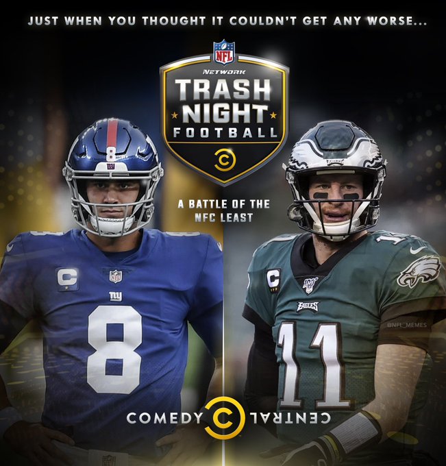 The lousy Eagles and worse Giants meet on Thursday night to kick of week 7 of the NFL season.